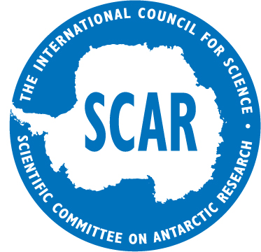 SCAR logo blue background